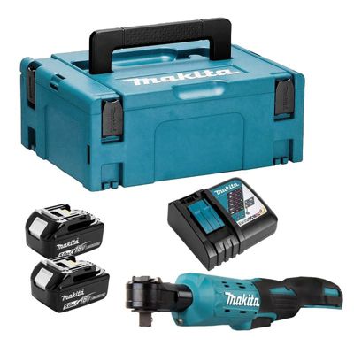 Clé à cliquet 18 V Li Ion 38 14 47 5 Nm 2x5 0 Ah en MAKPAC MAKITA DWR180RTJ
