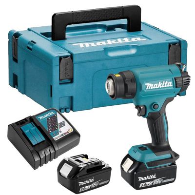 Décapeur sans fil 18 V Li ion 2x5 0 Ah MAKITA DHG181RTJ