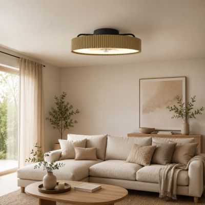 Ventilateur de plafond THOMSON ALMA – 7 Pales – Moteur DC silencieux – Ø50 cm – Télécommande incluse - vue 3