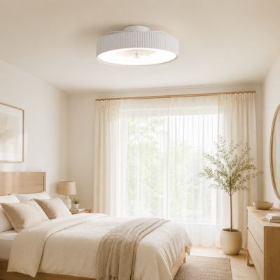 Ventilateur de plafond THOMSON LILA – 7 Pales – Moteur DC silencieux – Ø50 cm – Télécommande incluse - vue 3