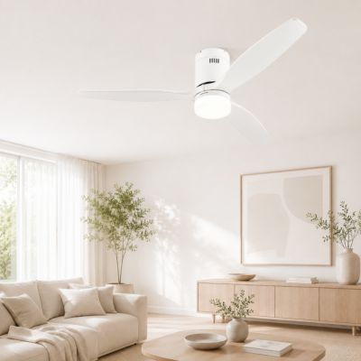 Ventilateur de plafond THOMSON SARA – 3 pales – Moteur DC silencieux – Ø132 cm – Télécommande incluse - vue 3