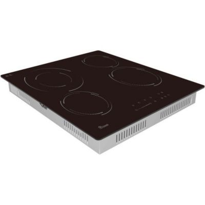 Plaque de Cuisson - Vitroceramique  - TRIOMPH - 4 foyers - 6500 W - Sécurité renforcée