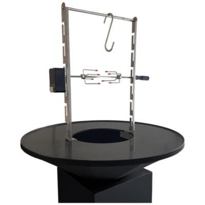 Rôtissoire pour brasero argent Oyat L.12 5 cm
