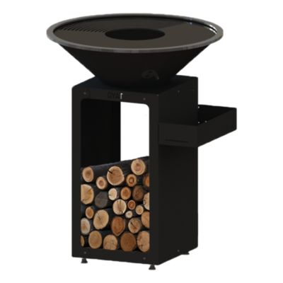 Huilier b.b.o pro pour brasero Ø 78/88 cm noir Oyat