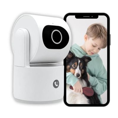 Caméra de surveillance - KONYKS - CAMINI CARE 2 - Intérieur - Wifi avec sirene et bouton d'appel vidéo