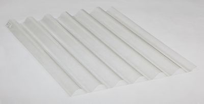 Plaque polyester ondulée 200 x 90 cm ép. 0 5mm vendue à la plaque