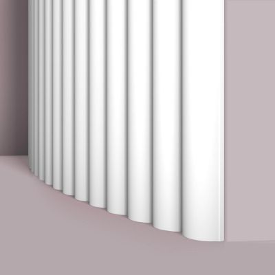 3d panneau mural NMC ARSTYL CANELÉ XL FLEX Noel Marquet flexible Lambris mural Panneau acoustique Moulure flexible 2 m