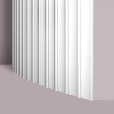 3d panneau mural NMC ARSTYL DORIQUE FLEX Noel Marquet flexible Lambris mural Panneau acoustique Moulure flexible 2 m