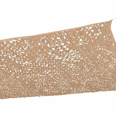 3x4 M Voile d'ombrage rectangulaire, design couleur sable, camouflage, filet de protection solaire, filet de champ extérieur