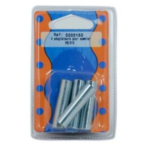 4 adaptateurs Ø8 mm axe lisse Bar plus