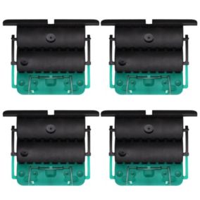 4 Attaches tablier, Lame de 8 mm, 2 maillons, Volet roulant, Verrou de Tablier