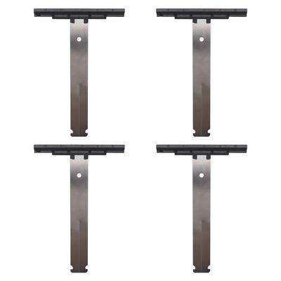 4 attaches tablier, Lame de 8 mm, Longueur 142 mm, Volet roulant