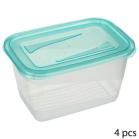 4 boîtes de conservation 075L Fresh & Freeze - 5Five