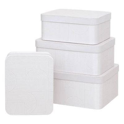 4 Boîtes Polybox - Blanc- 5five