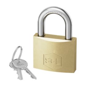 4 Cadenas à clé Smith & Locke laiton 30mm