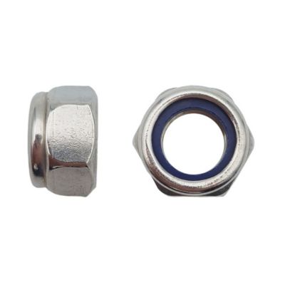 4 Coques de 100 Ecrous Freins Indésserrables M5 mm - DIN 985 - Inox A2 - D-Work