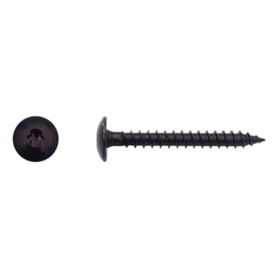4 Coques de 25 Vis Penture Torx 6 x 50 mm - Zingué Noir - D-Work