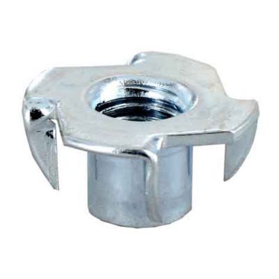 4 Ecrous A Frapper Acier M6 O19 Mm X H 12 Mm Castorama