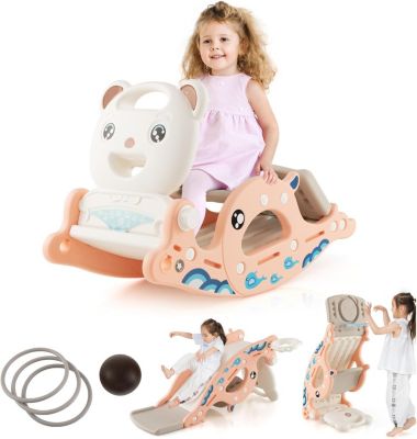 Jeu Fille 5 Ans Fozcmisw Licorne Jeu D'Extérieur 3 En 1 Pour Enfants - Jeu De Saut Musical, Lance-Fusée Et Lancer D'Anneaux - Jouet D'Activité Physique Cadeau Pour Fille Garçon 3 4