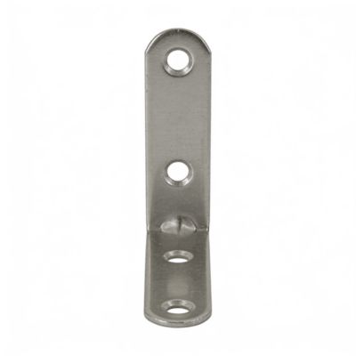 4 Equerres de chaise Acier Inox l.15 x H.25 x P.25 mm