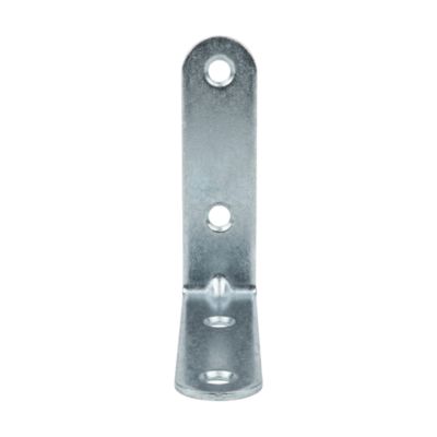 4 Equerres de chaise Acier Zingué l.15 x H.25 x P.25mm