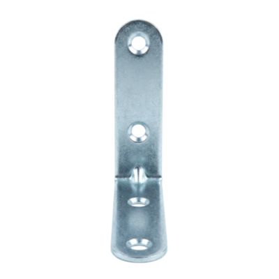 4 Equerres de chaise Acier Zingué l.15 x H.30 x P.30mm