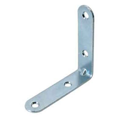 4 Equerres de chaise Acier Zingué l.15 x H.50 x P.50mm
