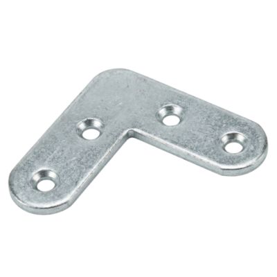 4 Equerres spéciale Acier zingué L.10 x H.60 x EP.60mm