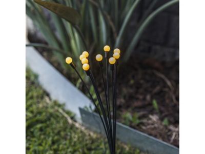 4 lampes solaire extérieur à piquer en bouquet IP44 H.73 cm Lumisky Lyra