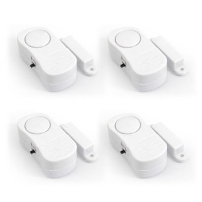 4 mini détecteurs d'ouverture de porte et fenêtre blanc Avidsen