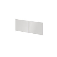 4 panneaux de portes coulissantes blancs brillants GoodHome Atomia H.56 x L. 73,7 cm