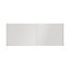 4 panneaux de portes coulissantes blancs brillants GoodHome Atomia H.56 x L. 73,7 cm