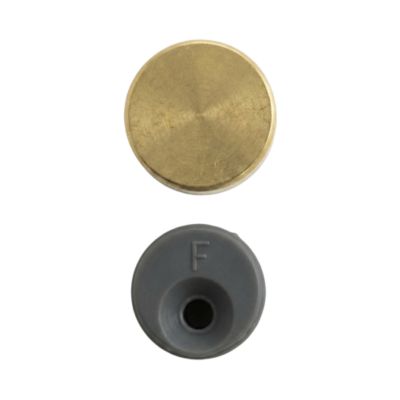 4 pattes à glace Laiton poli ø18 mm x EP. 6 mm