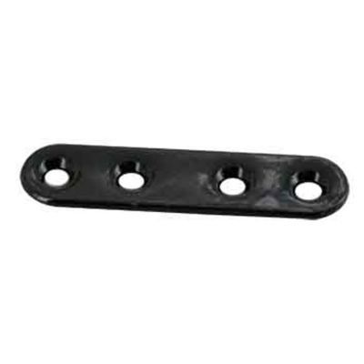 4 Pattes d'assemblage Acier Noir L.80 x H.15 x EP.2mm