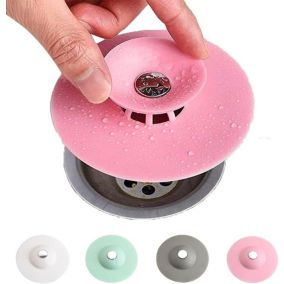 4 Pièces Bouchon de Vidange Bouchon de Vidange en Silicone Bouchon D'évier de Cuisine Bouchon de Vidange de Douche en Silicone