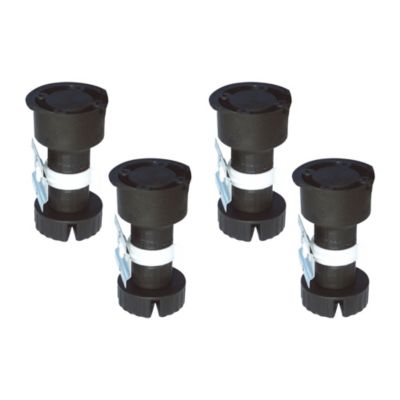 4 pieds ajustables Diall ø27 x 130-150 mm