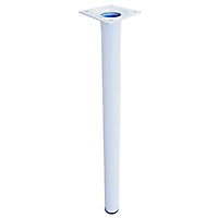 4 pieds blanc pour table basse Diall ø30 x H.350 mm