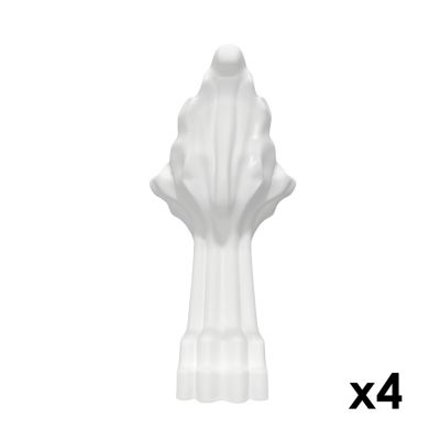 4 Pieds blancs pour baignoire Emba, GoodHome