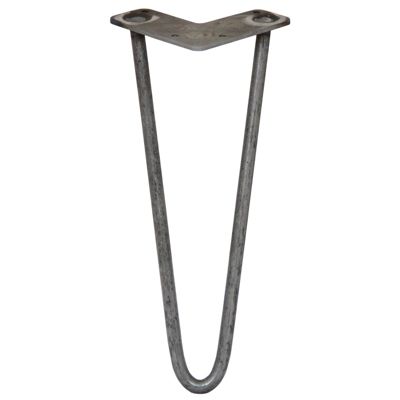 4 Pieds de Table en Epingle à Cheveux - 30,5cm- 2 Tiges - 12mm