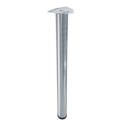 4 Pieds Diall De Table Reglable O60 X H 700 Mm Argent Castorama