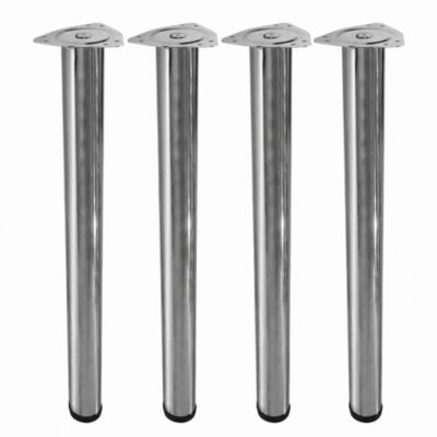 4 pieds Diall de table réglable ø60 x H.700 mm chrome
