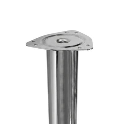 4 pieds Diall de table réglable ø60 x H.700 mm métal brossé
