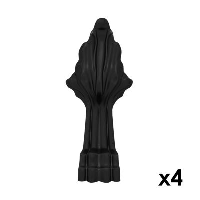 4 Pieds noirs pour baignoire Emba, GoodHome