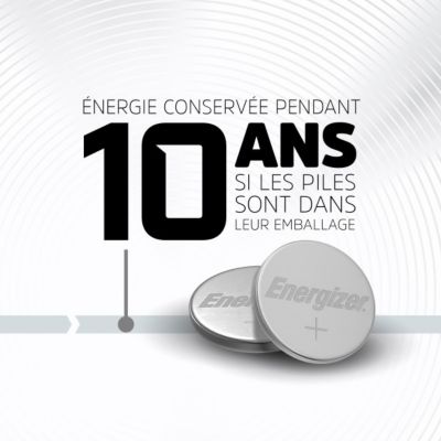 4 Piles bouton au lithium 2016 Energizer 3V