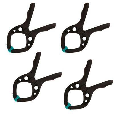 4 pinces à ressort à bec long Wolfcraft Microfix 30 mm