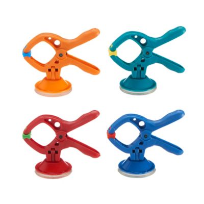 4 pinces à ventouse Wolfcraft Microfix S 20 mm