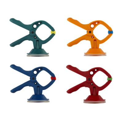 4 pinces à ventouse Wolfcraft Microfix S 20 mm