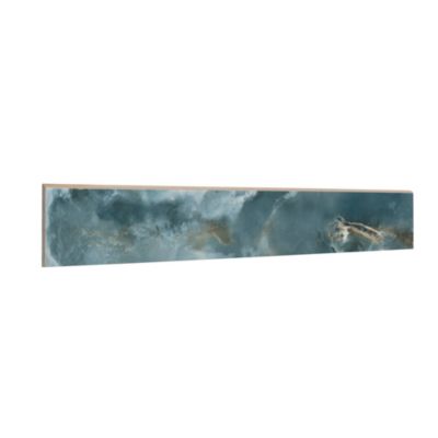 4 Plinthes carrelage intérieur iceland navy effet marbre L.6,05 x l.1,05 cm x Ép.10,5 mm