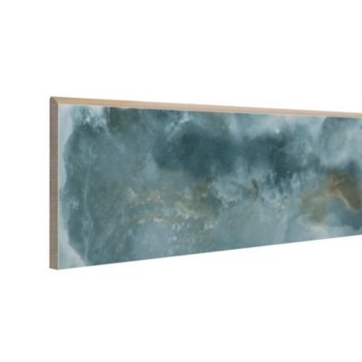4 Plinthes carrelage intérieur iceland navy effet marbre L.6,05 x l.1,05 cm x Ép.10,5 mm