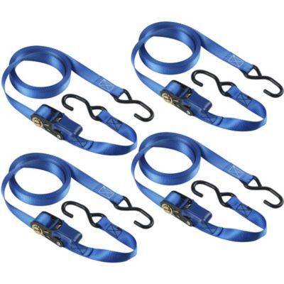 4 sangles à cliquet 5m x 25 mm Crochet S Master Lock